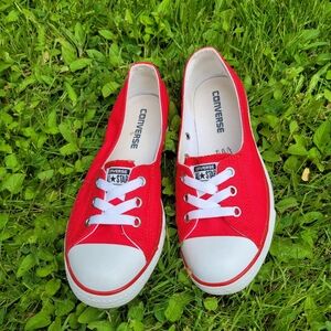 Womens Converse ballet lace up